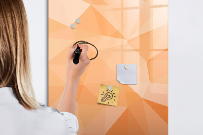 Dry erase board magnetic A colorful board for photos and notes