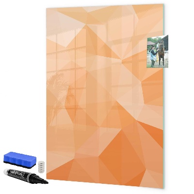 Dry erase board magnetic A colorful board for photos and notes