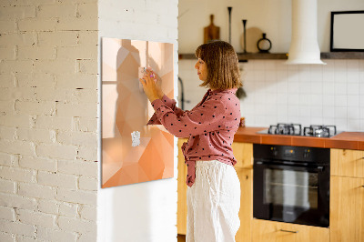 Dry erase board magnetic A colorful board for photos and notes