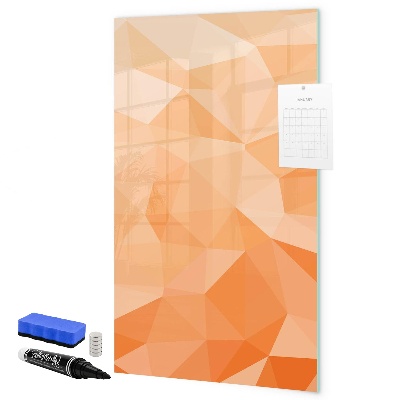 Dry erase board magnetic A colorful board for photos and notes