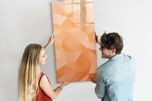 Dry erase board magnetic A colorful board for photos and notes