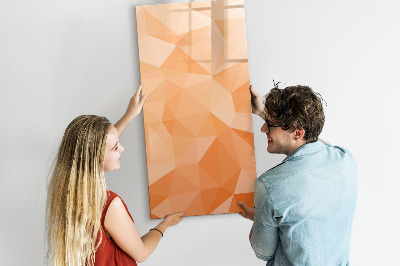 Dry erase board magnetic A colorful board for photos and notes