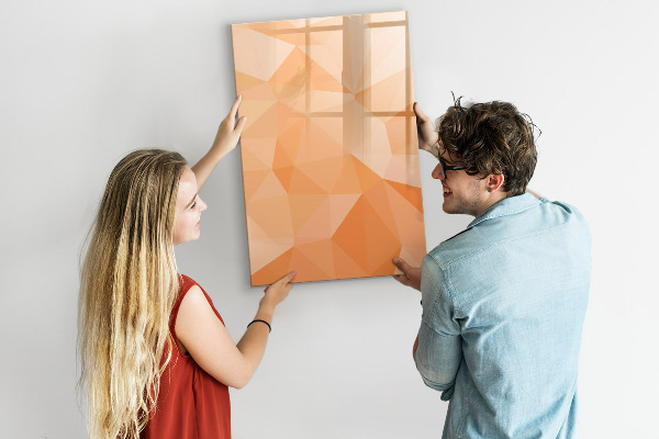 Dry erase board magnetic A colorful board for photos and notes