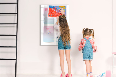 Magnetic dry erase board Planning with joy and creativity