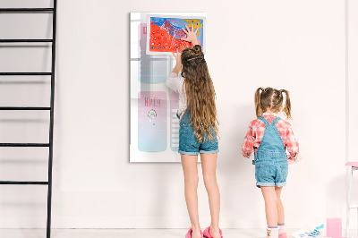 Magnetic dry erase board Planning with joy and creativity