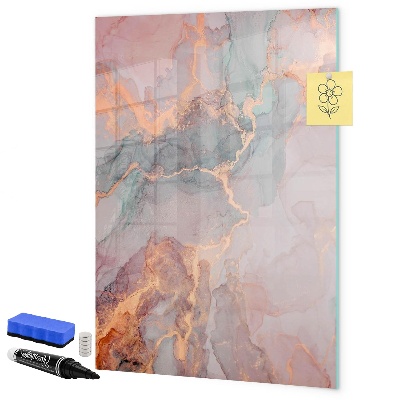 Dry erase board magnetic A stylish board for notes and photos