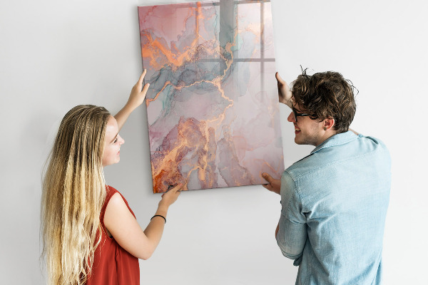 Dry erase board magnetic A stylish board for notes and photos