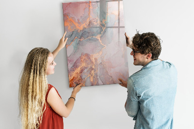 Dry erase board magnetic A stylish board for notes and photos