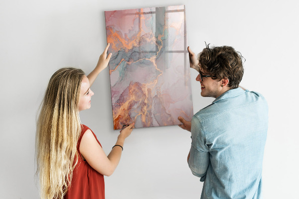 Dry erase board magnetic A stylish board for notes and photos