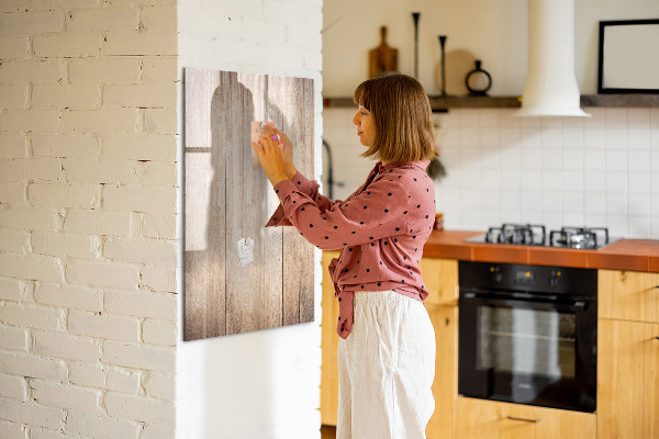 Dry erase board magnetic Board for photos and notes