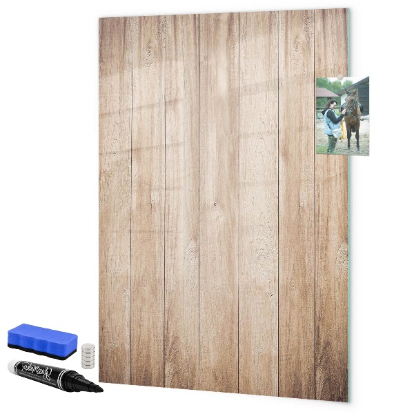 Dry erase board magnetic Board for photos and notes