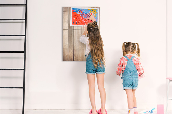 Dry erase board magnetic Board for photos and notes