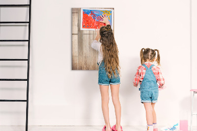 Dry erase board magnetic Board for photos and notes
