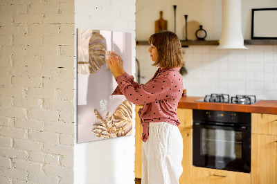 Magnetic dry erase board A stylish board for notes and photos