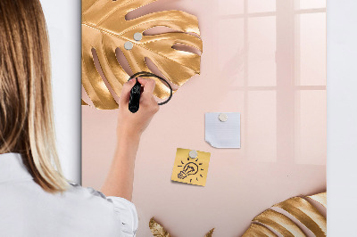 Magnetic dry erase board A stylish board for notes and photos