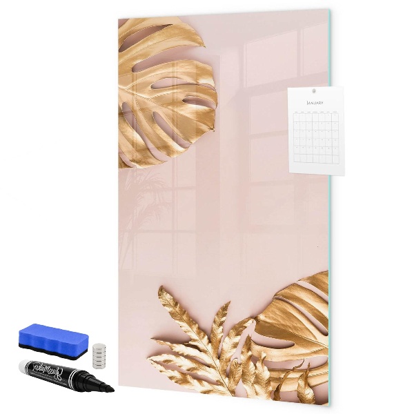 Magnetic dry erase board A stylish board for notes and photos