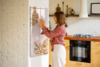Magnetic dry erase board A stylish board for notes and photos