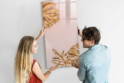 Magnetic dry erase board A stylish board for notes and photos