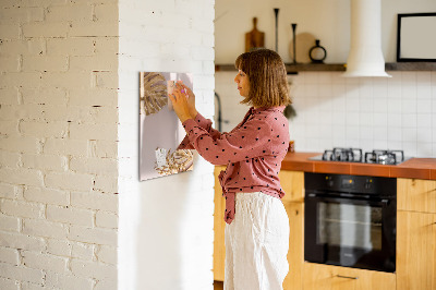 Magnetic dry erase board A stylish board for notes and photos