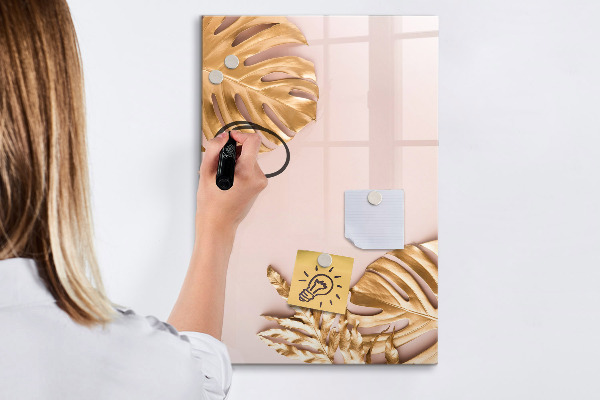 Magnetic dry erase board A stylish board for notes and photos
