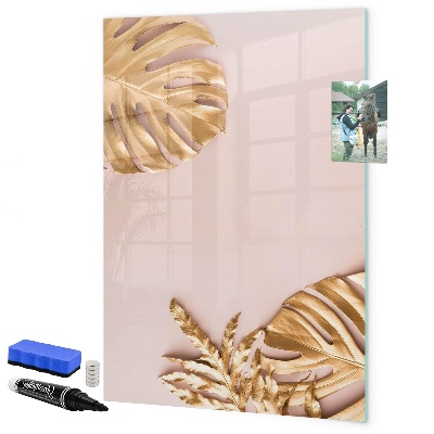 Magnetic dry erase board A stylish board for notes and photos