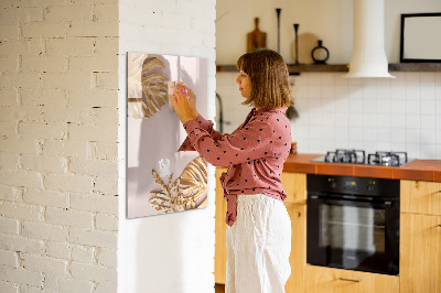 Magnetic dry erase board A stylish board for notes and photos