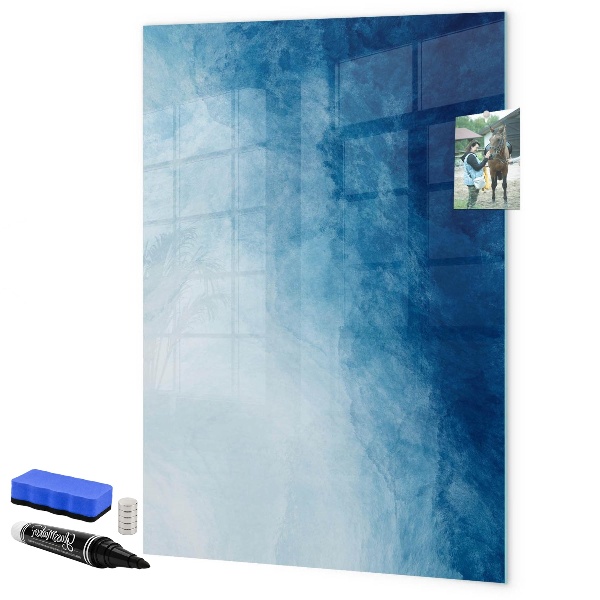 Dry erase board magnetic Magnetic board for photos and notes