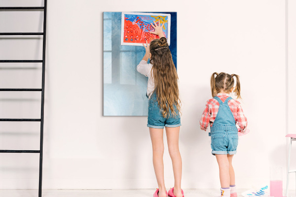 Dry erase board magnetic Magnetic board for photos and notes