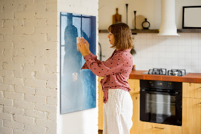 Dry erase board magnetic Magnetic board for photos and notes