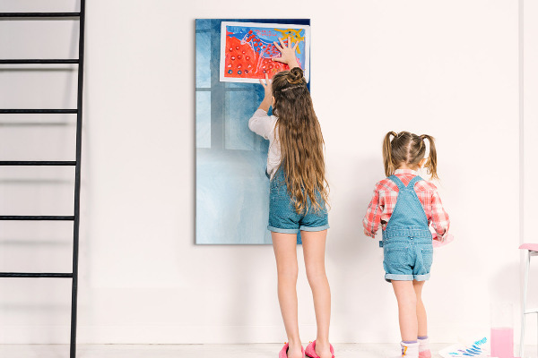 Dry erase board magnetic Magnetic board for photos and notes
