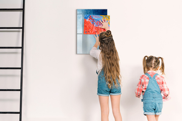 Dry erase board magnetic Magnetic board for photos and notes