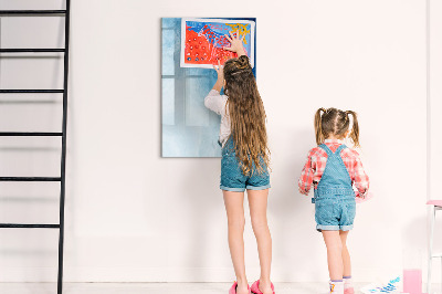 Dry erase board magnetic Magnetic board for photos and notes