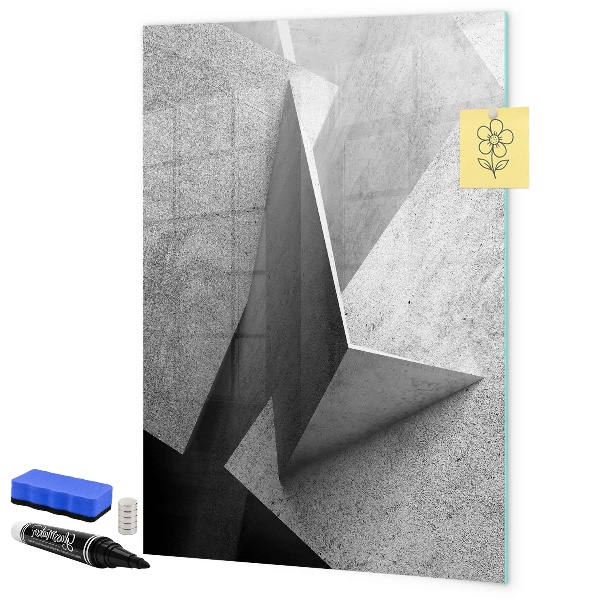 Dry erase board magnetic Modern photo display board