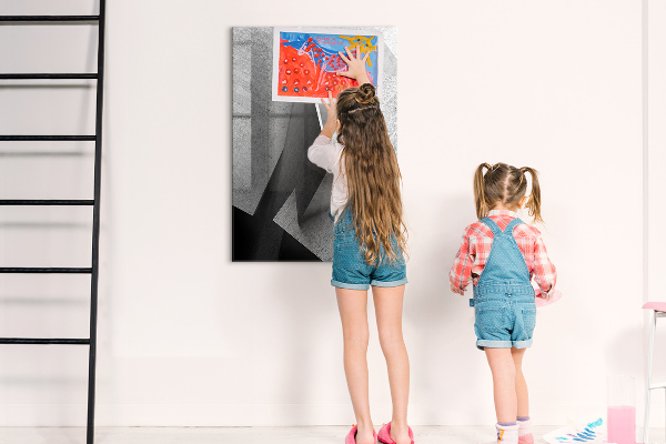 Dry erase board magnetic Modern photo display board