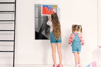 Dry erase board magnetic Modern photo display board