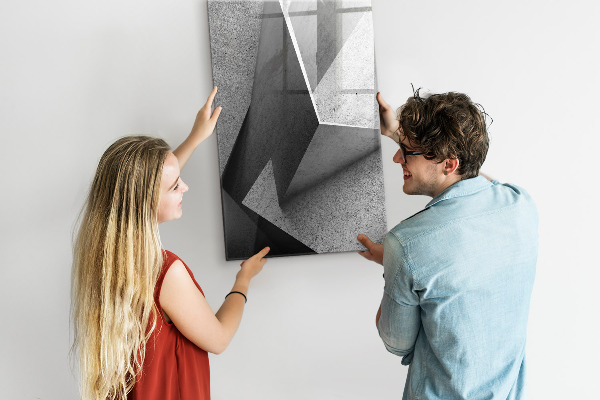 Dry erase board magnetic Modern photo display board