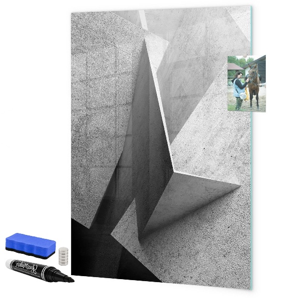 Dry erase board magnetic Modern photo display board