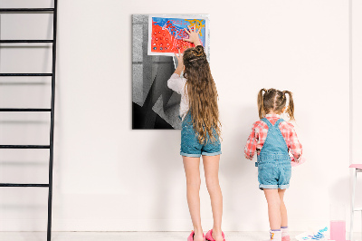 Dry erase board magnetic Modern photo display board