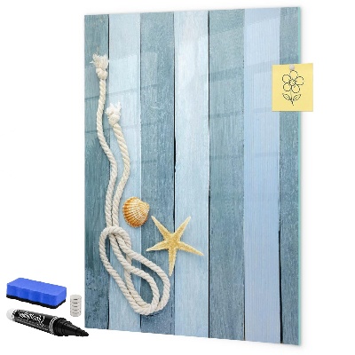Magnetic dry erase board Souvenir photos of seaside memories