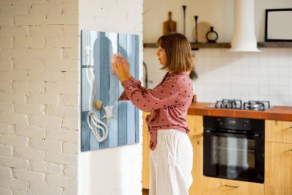 Magnetic dry erase board Souvenir photos of seaside memories