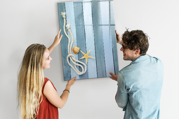 Magnetic dry erase board Souvenir photos of seaside memories
