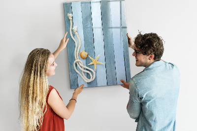 Magnetic dry erase board Souvenir photos of seaside memories