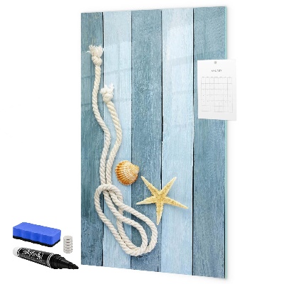 Magnetic dry erase board Souvenir photos of seaside memories