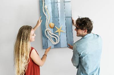 Magnetic dry erase board Souvenir photos of seaside memories