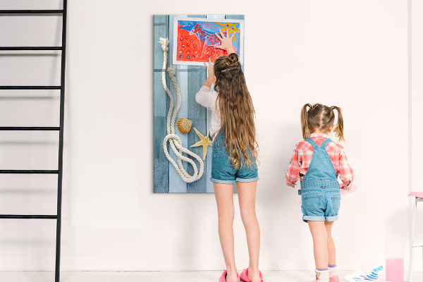 Magnetic dry erase board Souvenir photos of seaside memories