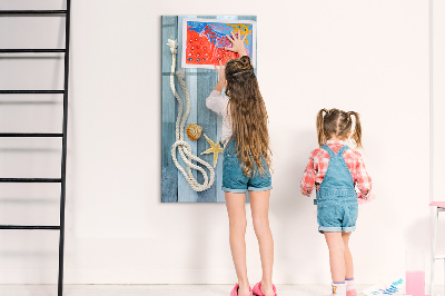 Magnetic dry erase board Souvenir photos of seaside memories