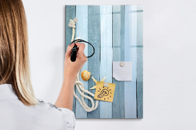 Magnetic dry erase board Souvenir photos of seaside memories