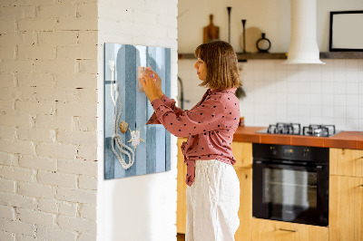 Magnetic dry erase board Souvenir photos of seaside memories