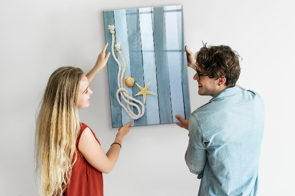 Magnetic dry erase board Souvenir photos of seaside memories