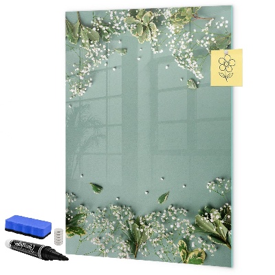 Dry erase board magnetic A creative place for memories and photos